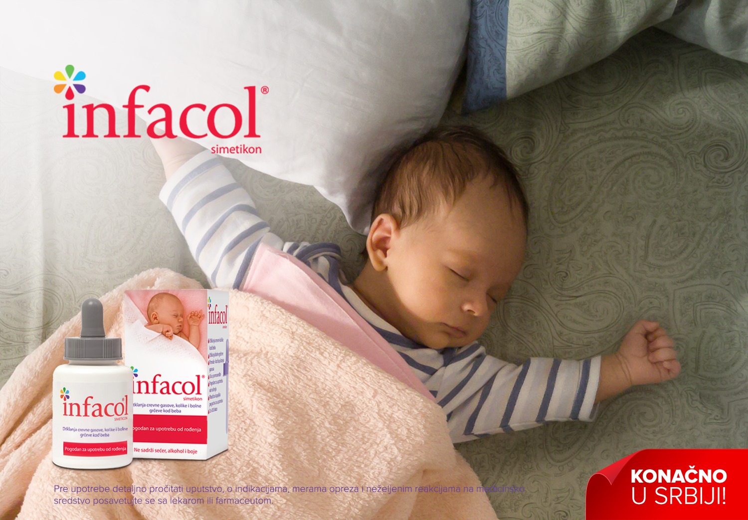 Konačno u Srbiji Infacol kapi za grčeve u svim apotekama